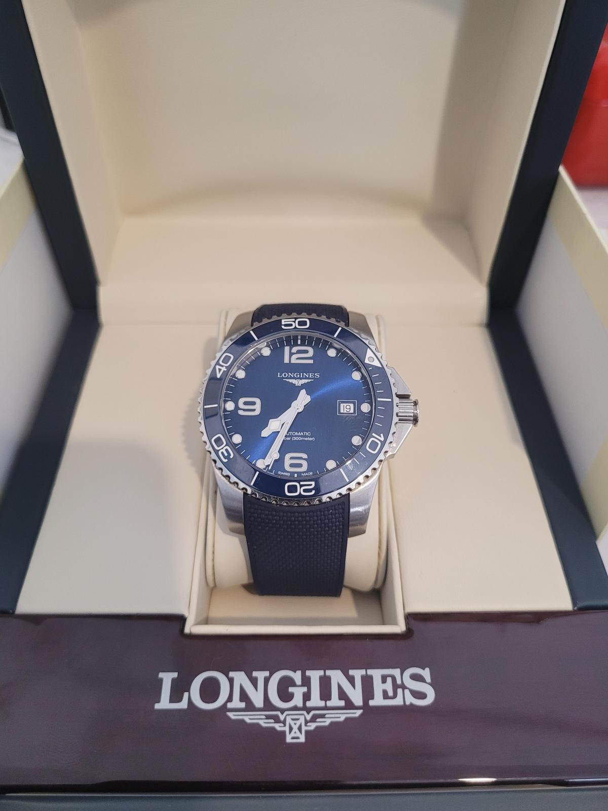 Reloj Longines Original Hydroconquest Con Papeles Permuta X Pistola 9mm