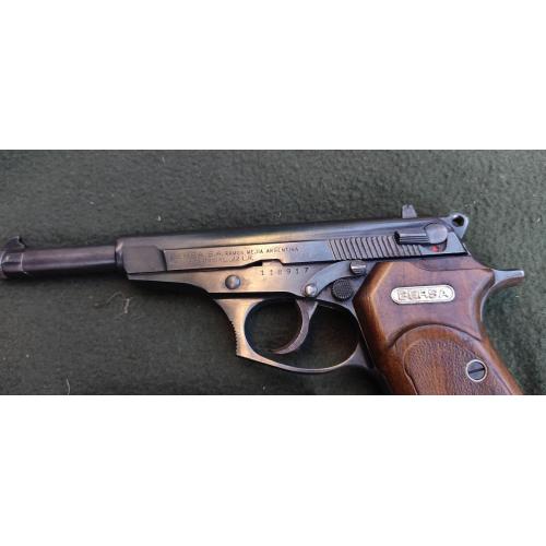 Bersa 226 Da Acero Cachas De Madera Modelo Antiguo