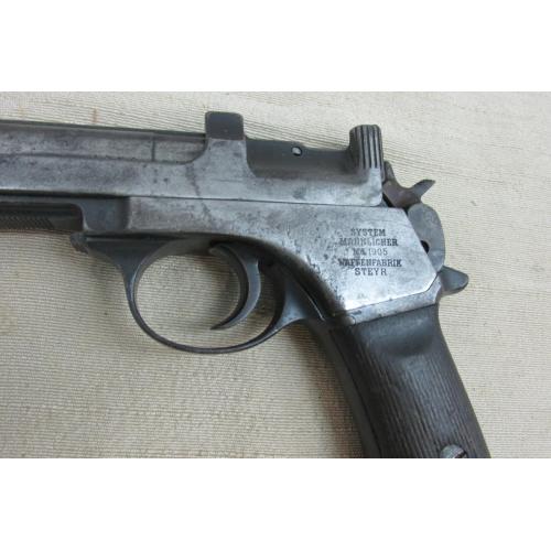 Pistola Steyr Mannlicher 1905 Marcaje Legibles Y Piezas R.a. Clasico